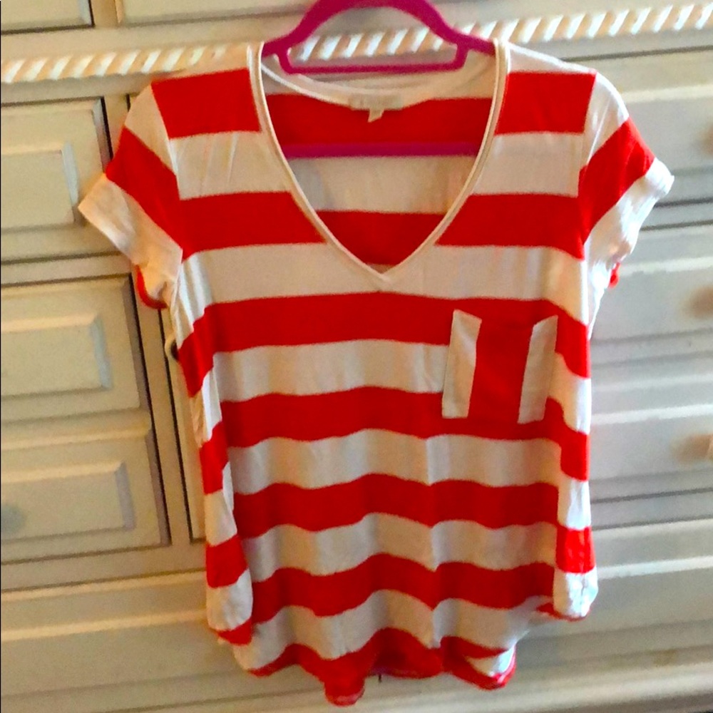 🧡 SOFTEST Striped Casual T 🧡